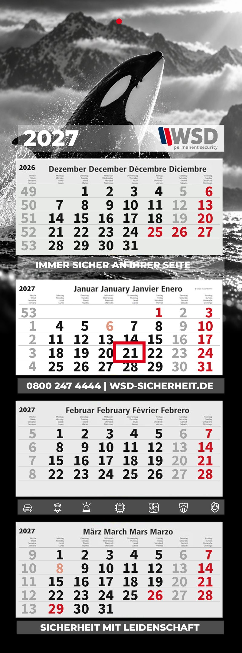 Motiv 8: Orca springend